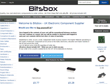 Tablet Screenshot of bitsbox.co.uk
